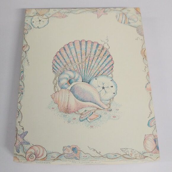 Gibson Other - Seashells Stationary Set Vintage Remaining Pieces